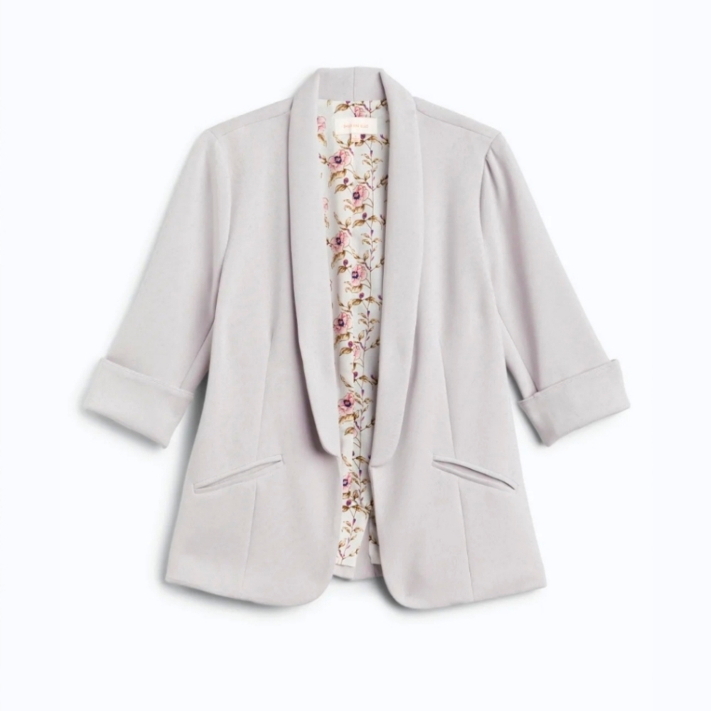 Skies Are Blue Hannah Modal Scuba Blazer